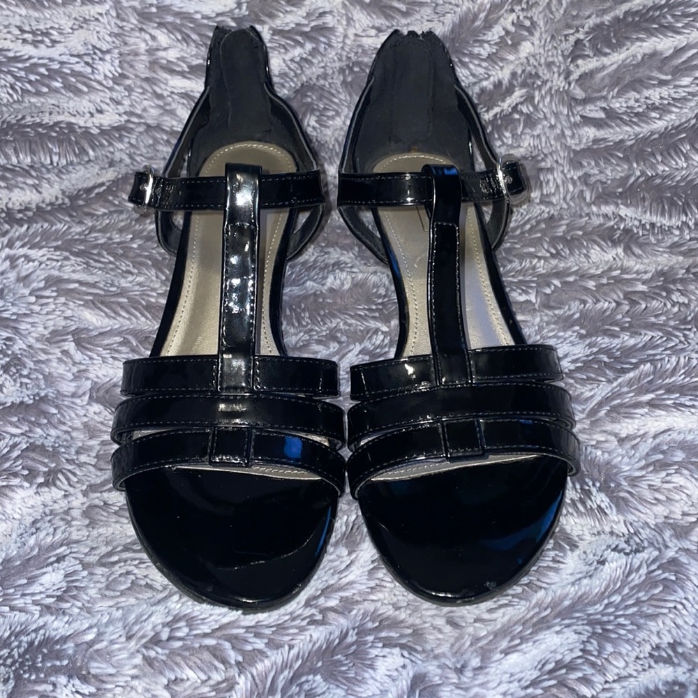 Size 7.5 Women's Laura Scott Black Heels